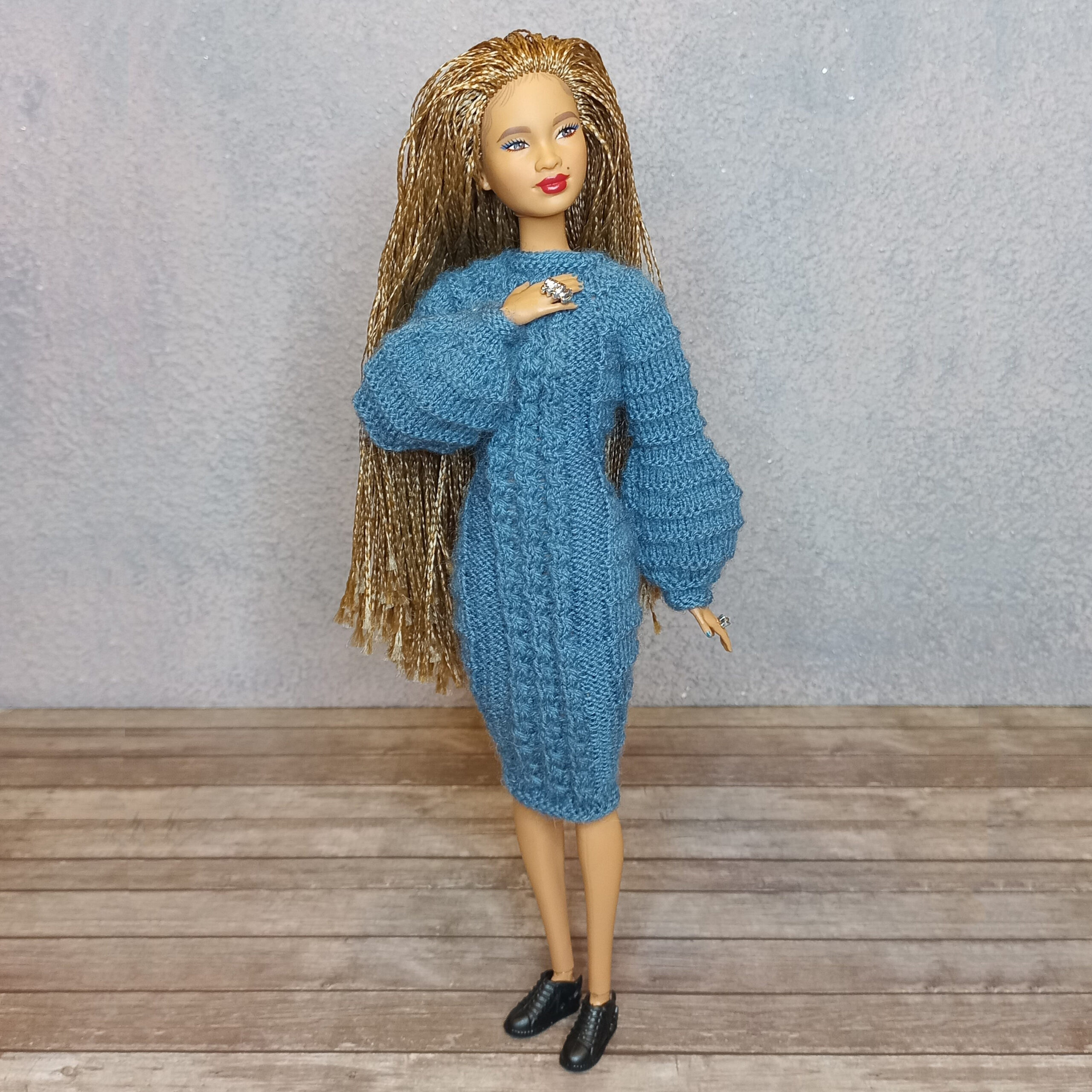 Knitting Pattern Dress for Barbie doll 11 Knitting Pattern Dress for Barbie doll
