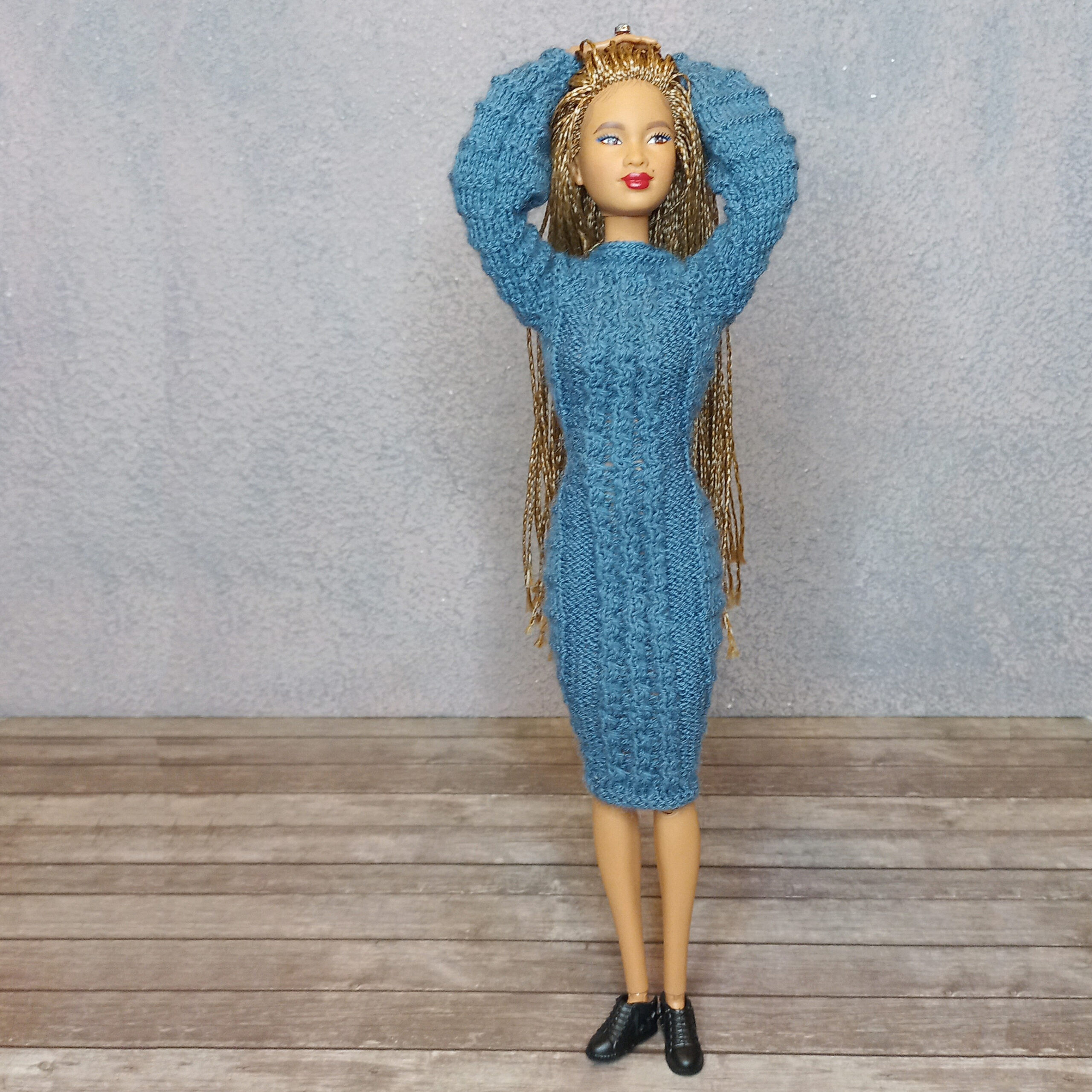 Knitting Pattern Dress for Barbie doll 10 Knitting Pattern Dress for Barbie doll