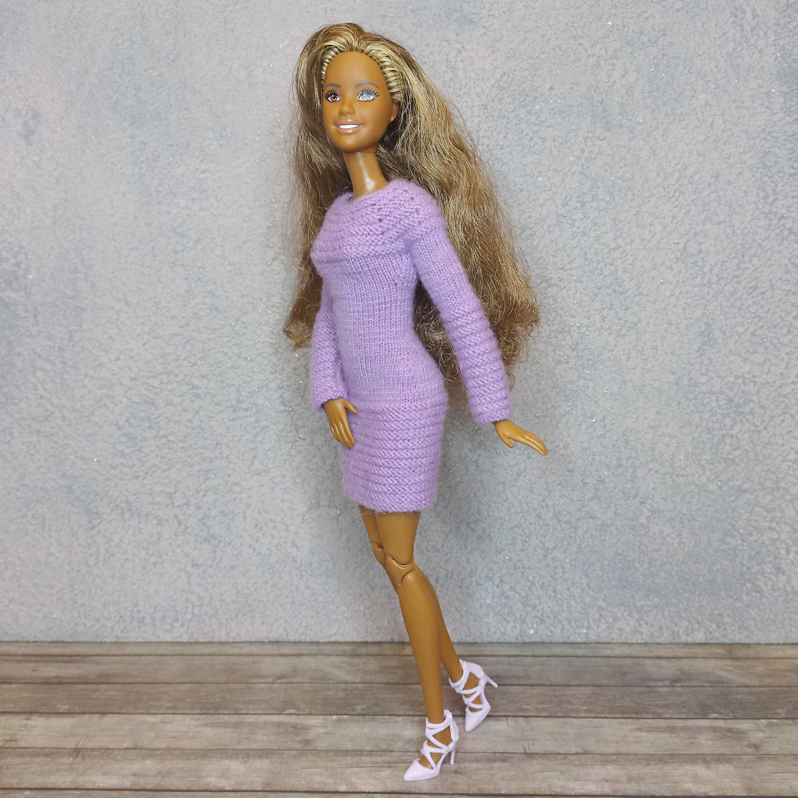 Knitting Pattern Dress for Barbie doll 6 Knitting Pattern Dress for Barbie doll