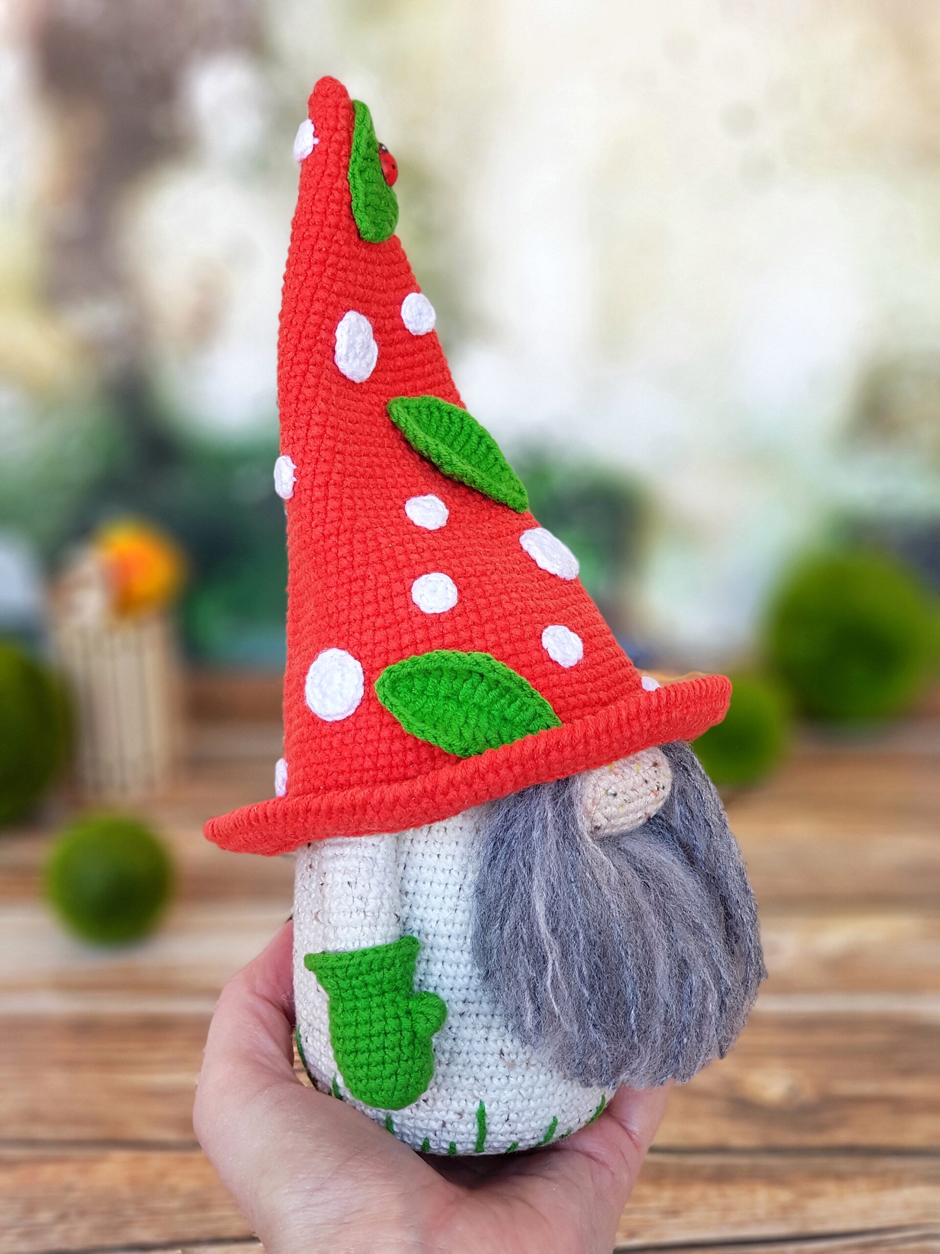 Scandinavian gnome mushroom, cute decorative soft toy 5 20220204 150532 01 scaled