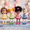 Lovely dolls, cute little waldorf doll, beautiful afrogirl