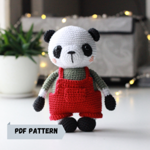 amigurumi panda bear crochet pattern pdf