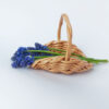 Small wicker flower girl basket