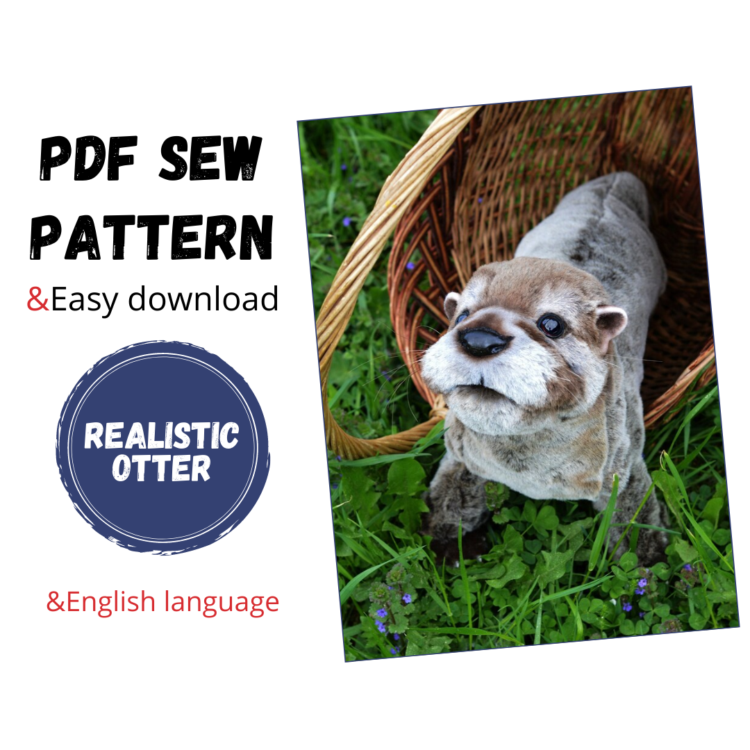 Otter cheap plush pattern