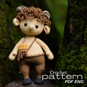 Crochet pattern amigurumi faun Menti verma toys patterns