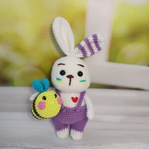 crochet toy rabbit