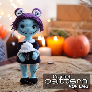 crochet pattern zombie girl amigurumi verma toys patterns