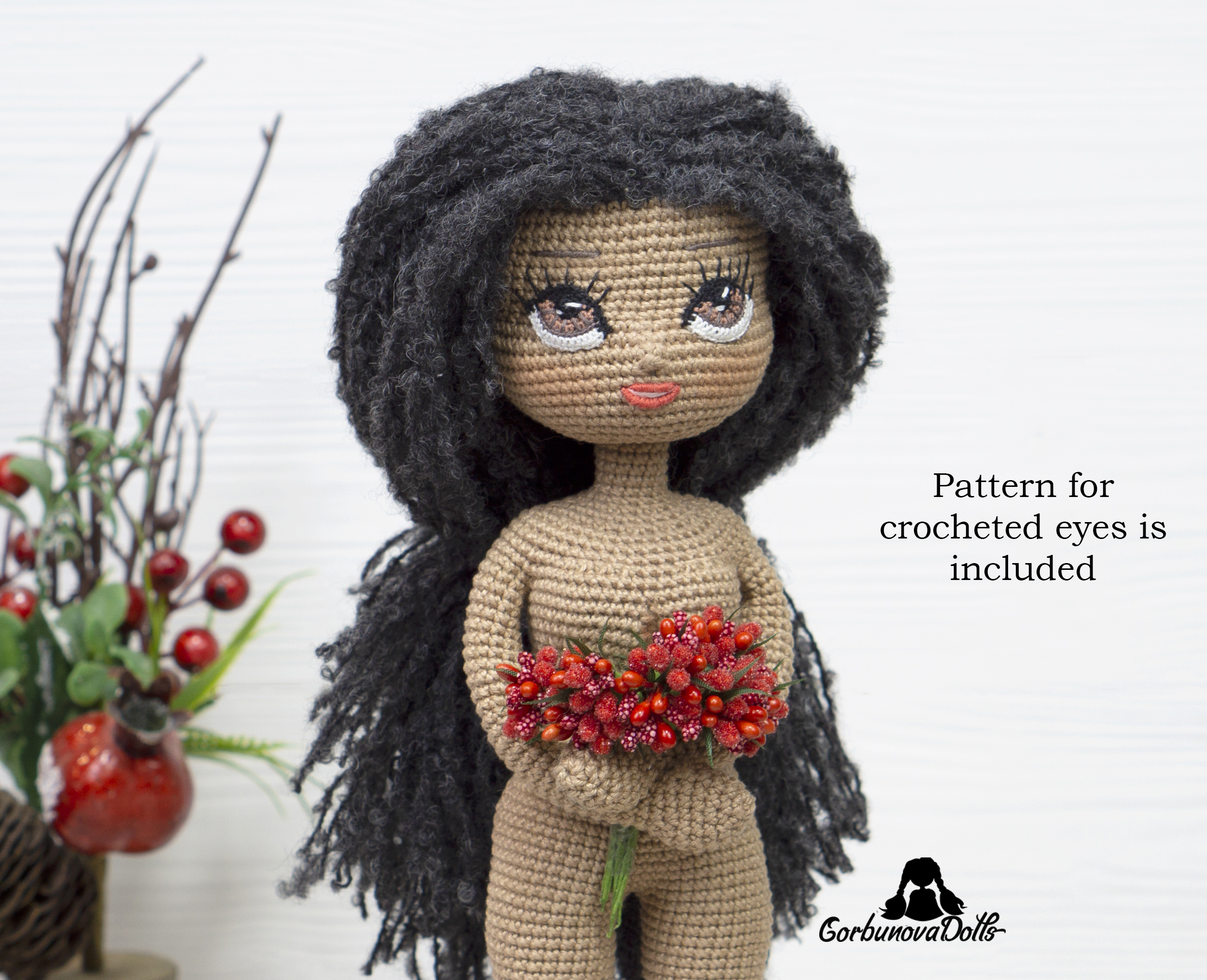 Crochet Doll Pattern: Michelle Body Only