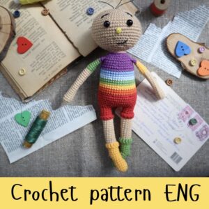 crochet pattern Amigurumi doll