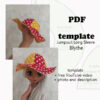 pdf, blythe pattern, hat with brim