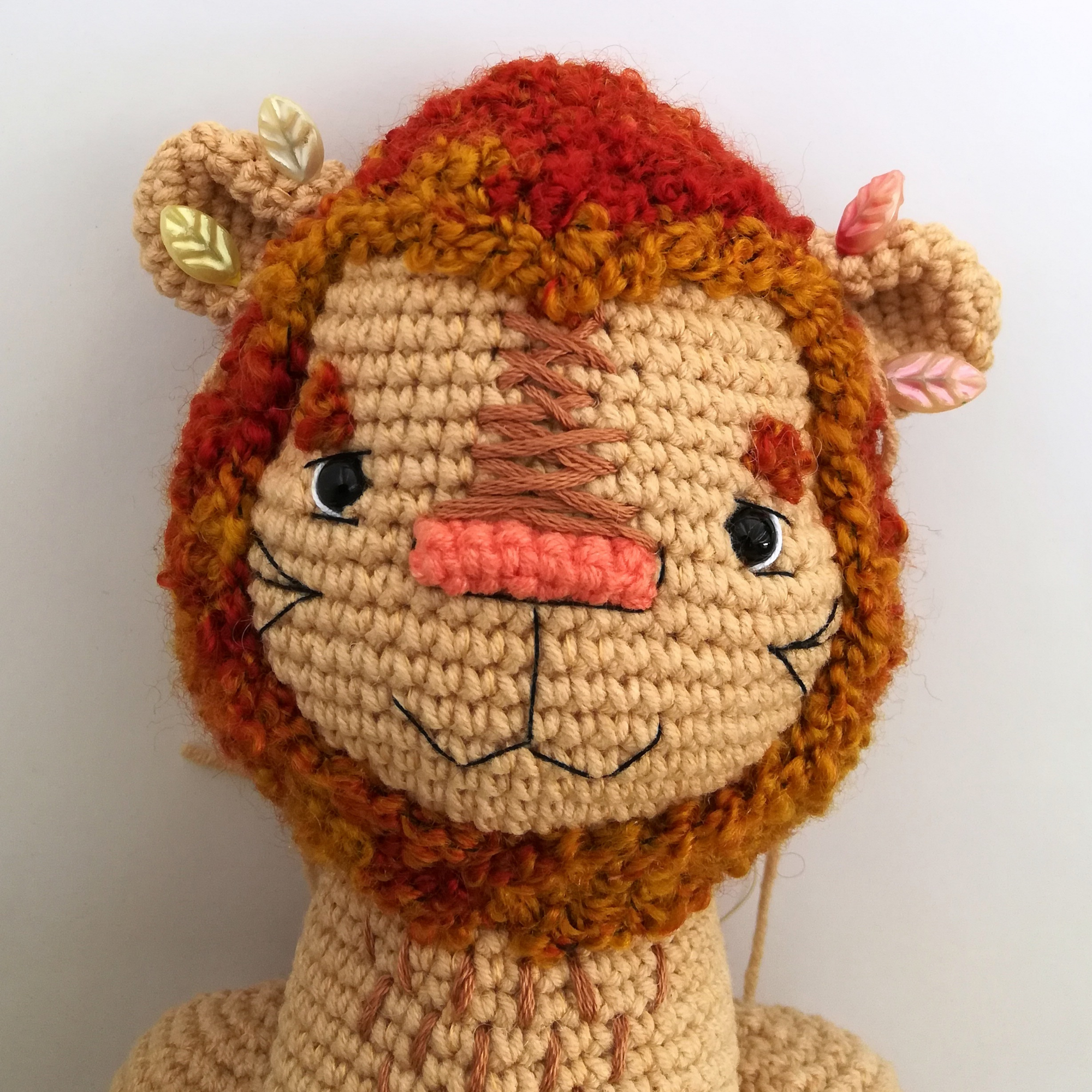 Crochet Lion Amigurumi Toy Pattern 3 Crochet lion pattern, amigurumi toy animal by CrochetToysForKids