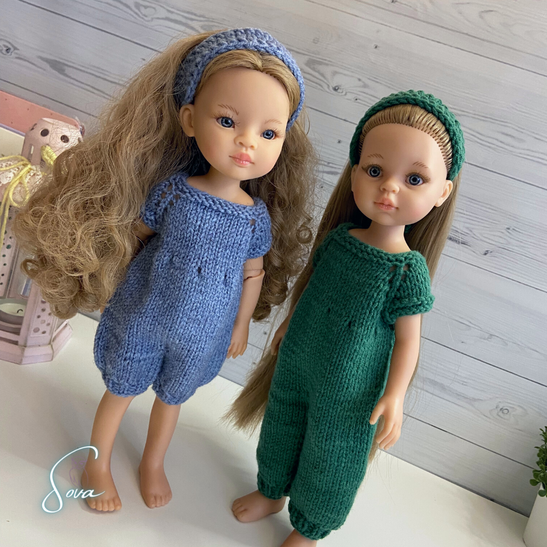 Paola Reina Glitter Girls 14” Doll Clothes Green Leggings-DesignaFriend Sister 