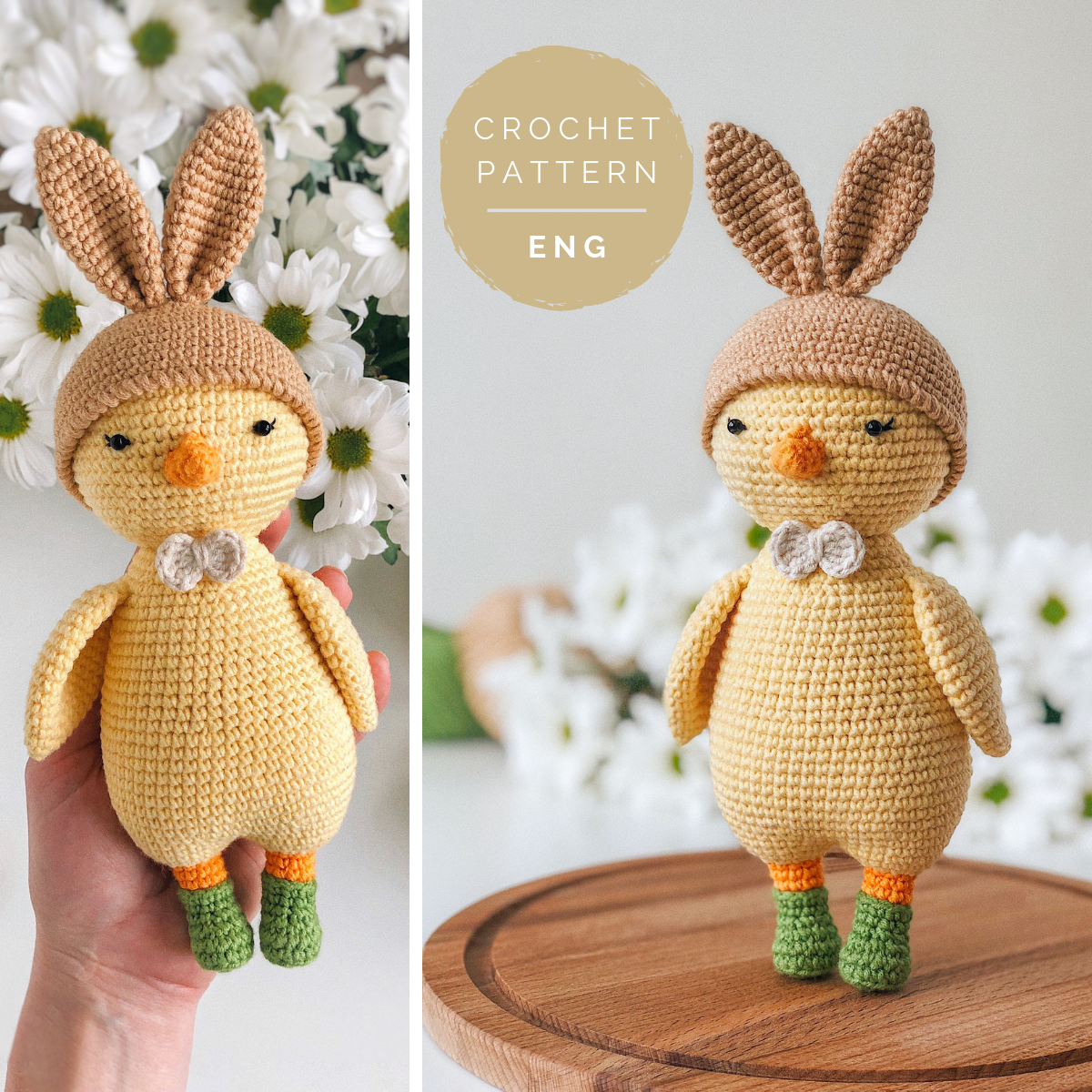 Crochet toys pattern Amigurumi sloth pattern