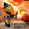 crochet pattern amigurumi Lulu the witch verma toys patterns