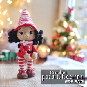 Crochet pattern Christmas gnome amigurumi verma toys patterns