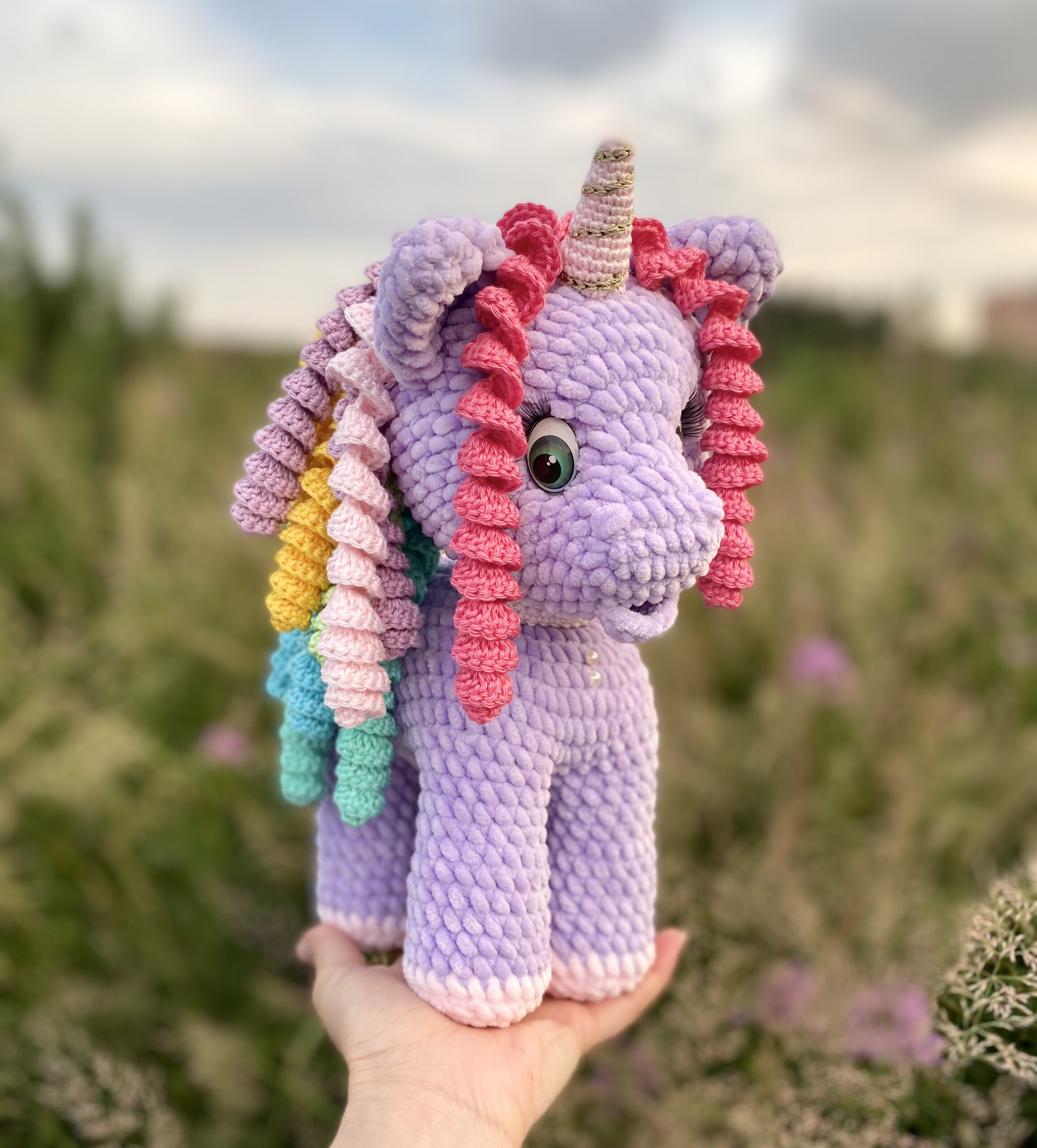 Fluffy Unicorn - Southern Belle Crochet