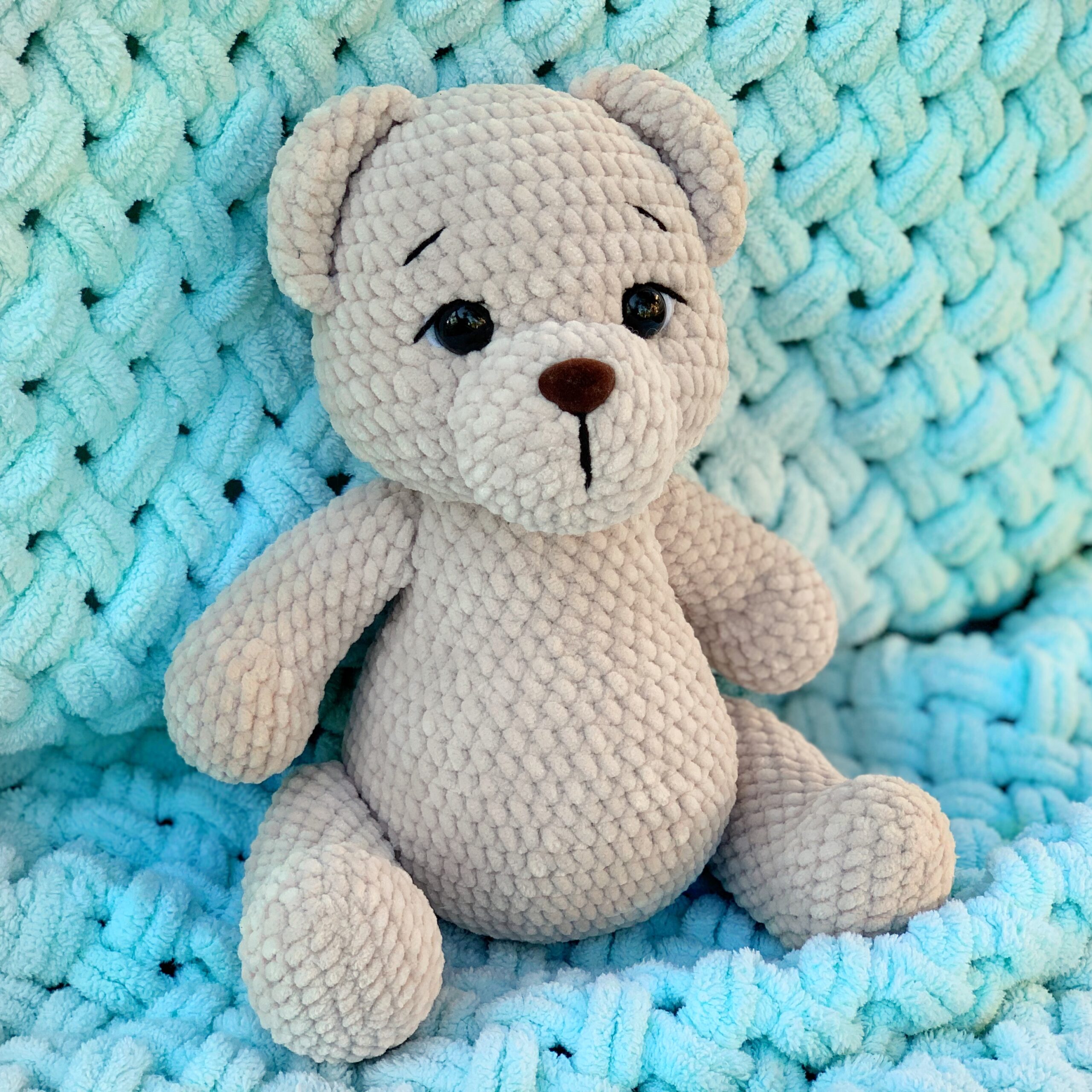 Amigurumi Pattern Doll PDF Crochet Pattern Tutorial Digital Download DIY  Joy the Teddy Bear Dolly Amigurumi Toy 