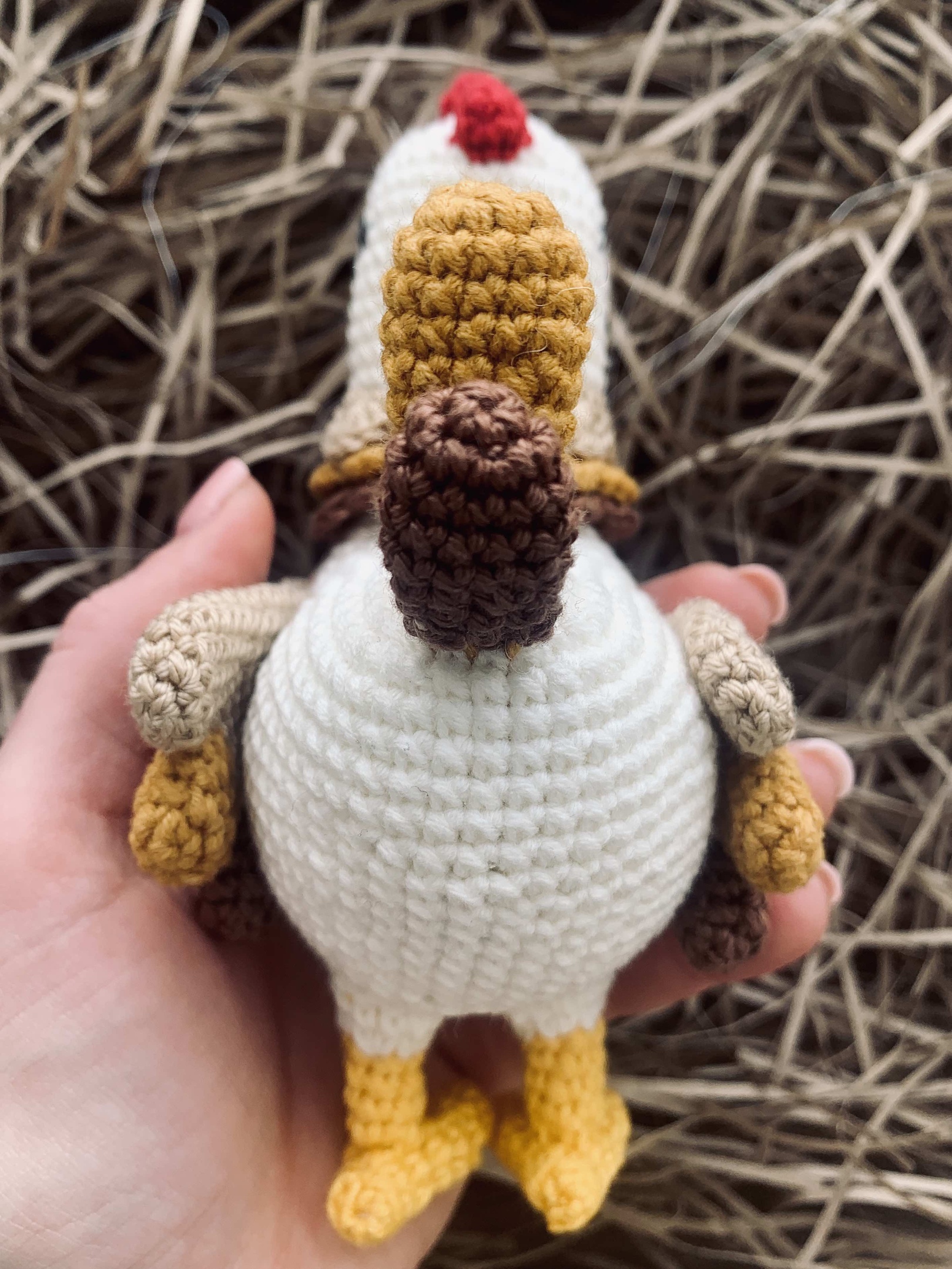 Chicken and Rooster amigurumi toy pattern | hen and cock crochet toy pattern 1 4 16