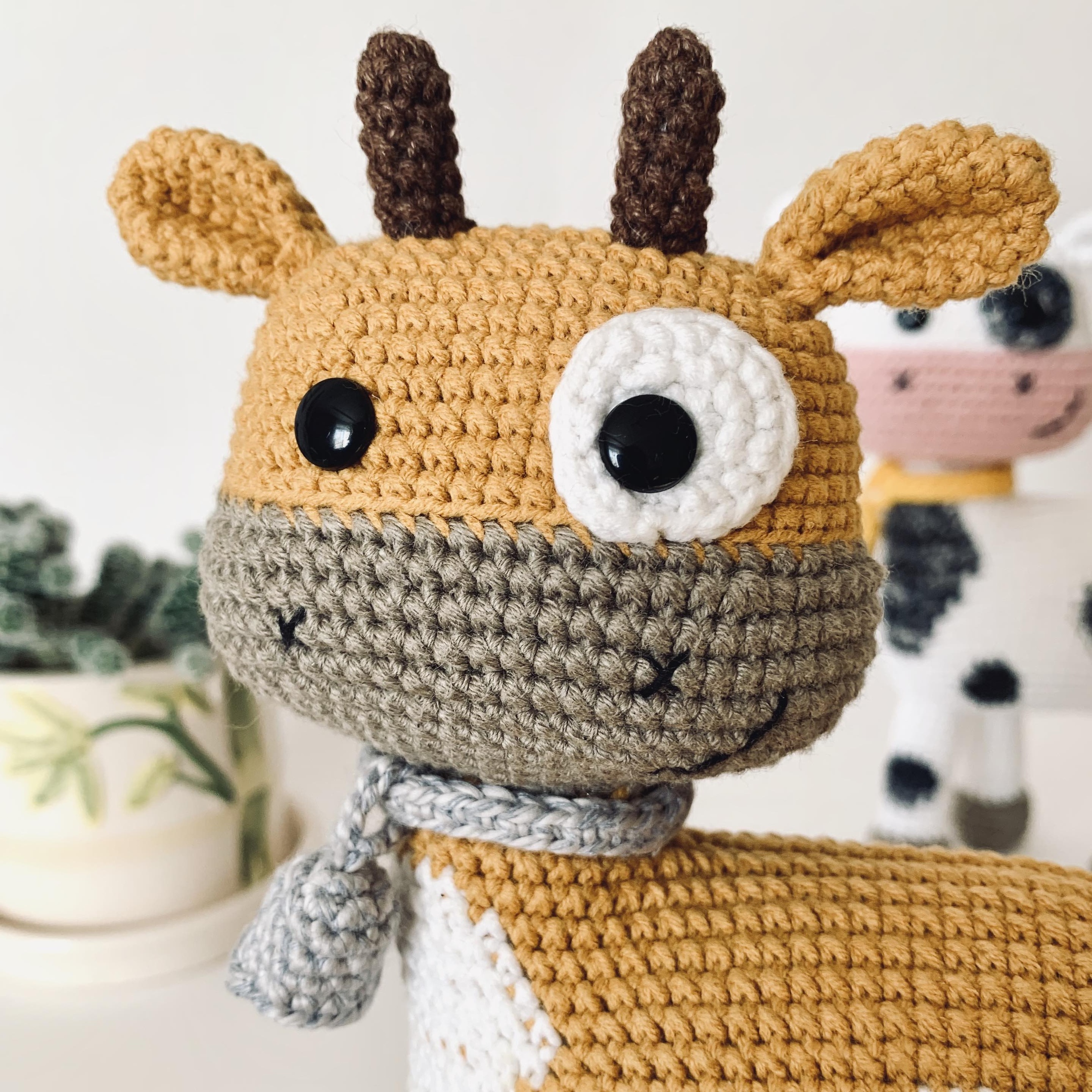 Yasha the Bull cow toy amigurumi pattern | cow or bull crochet toy pattern - amigurumi pdf tutorial 2 4 30