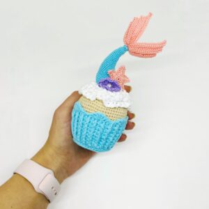 patrón de cupcakes amigurumi