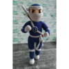 Crochet NINJA doll pattern, amigurumi boy toy