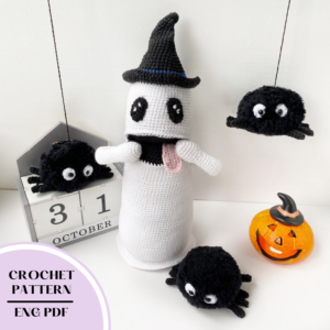 Amigurumi Ghost PATTERN toy. Amigurumi For Halloween pattern PDF