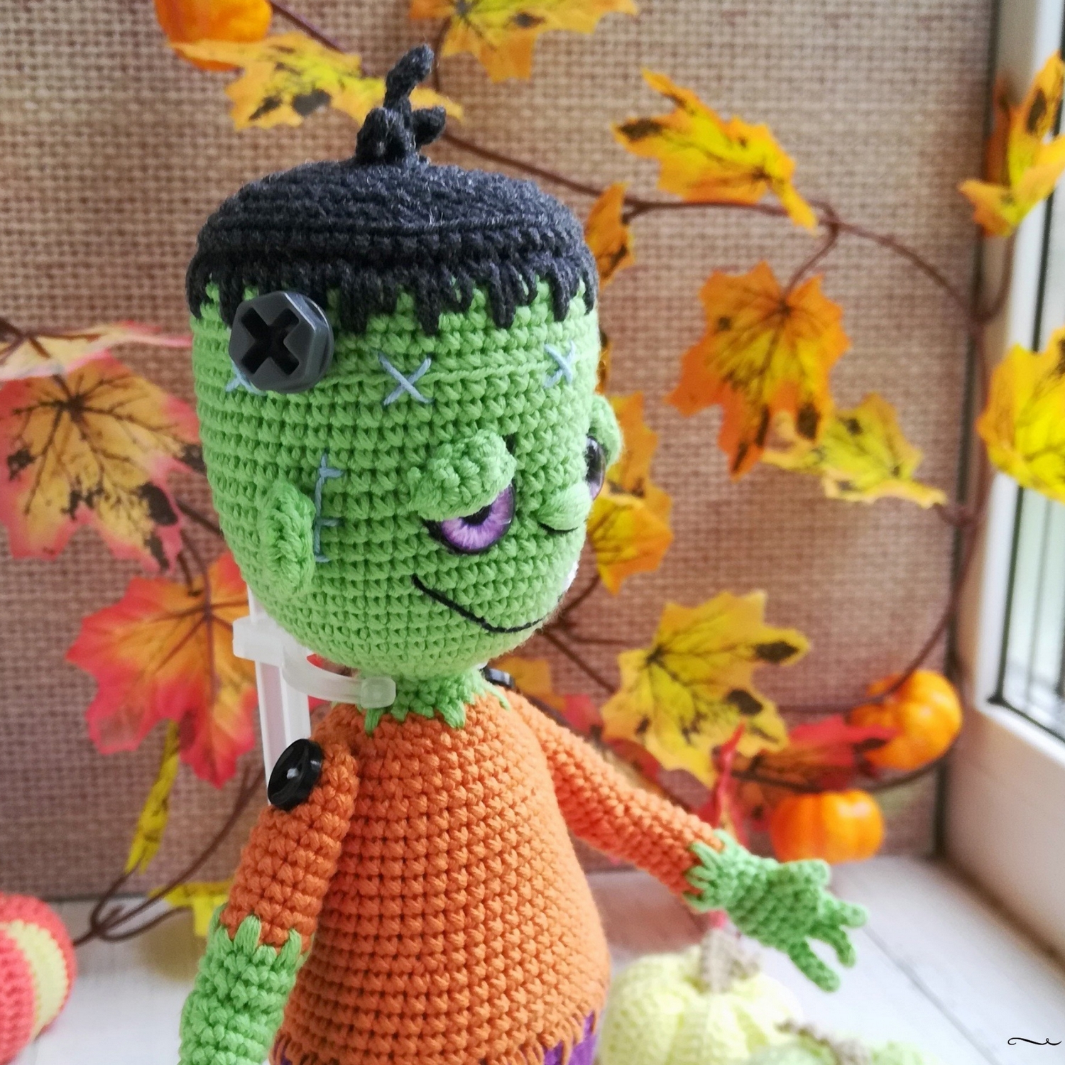 Häkelanleitung für Halloween Zombiepuppen, Frankenstein Monster