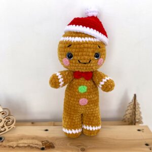 gingerbread man crochet pattern Fionadolls