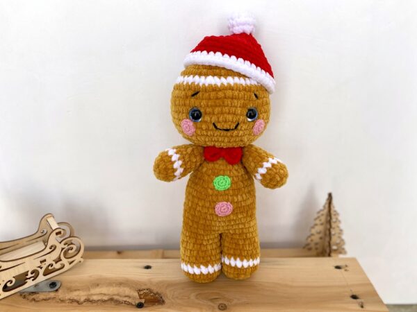 gingerbread man crochet pattern Fionadolls