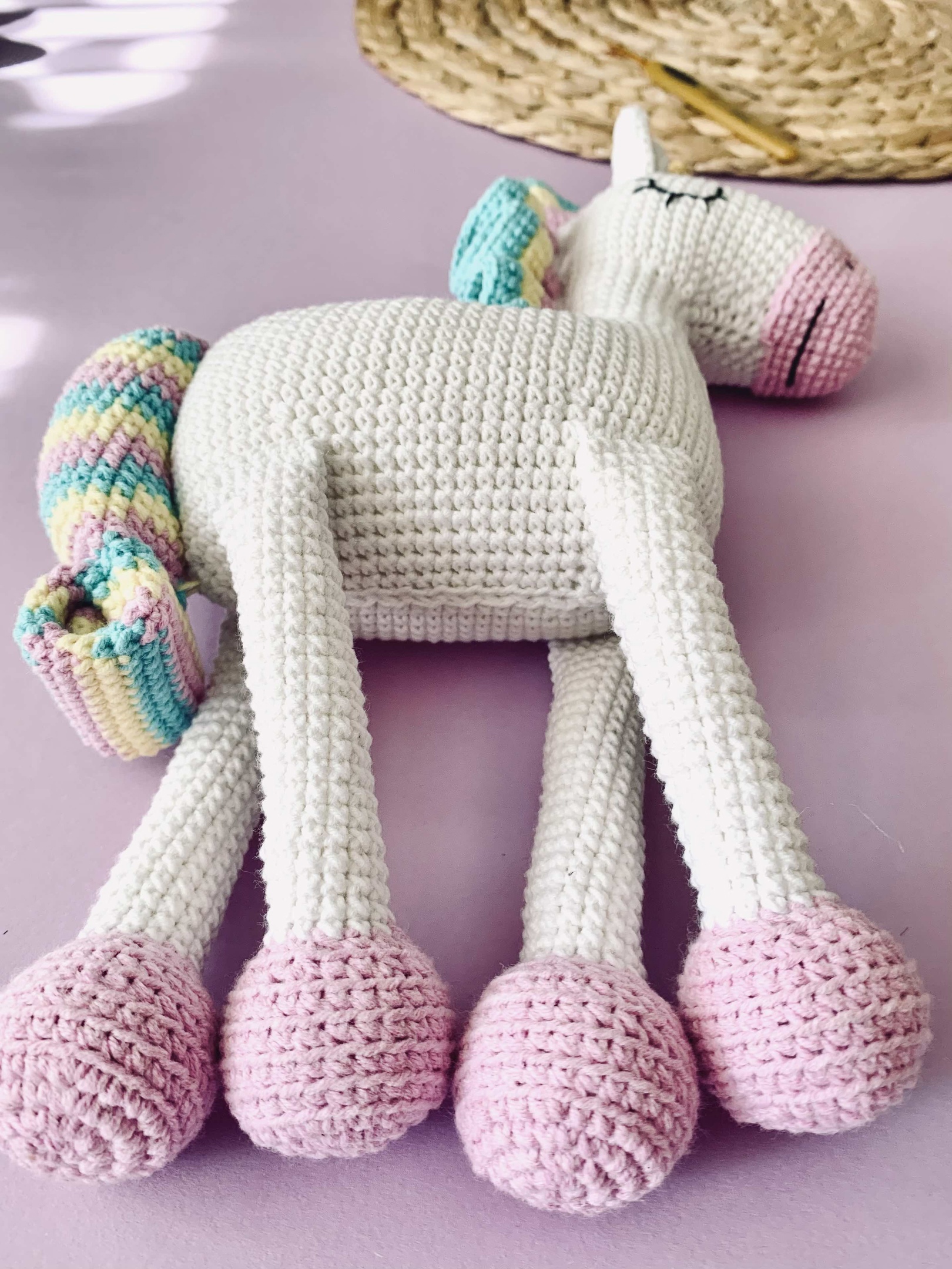 Unicorn pdf amigurumi crochet pattern - DailyDoll Shop