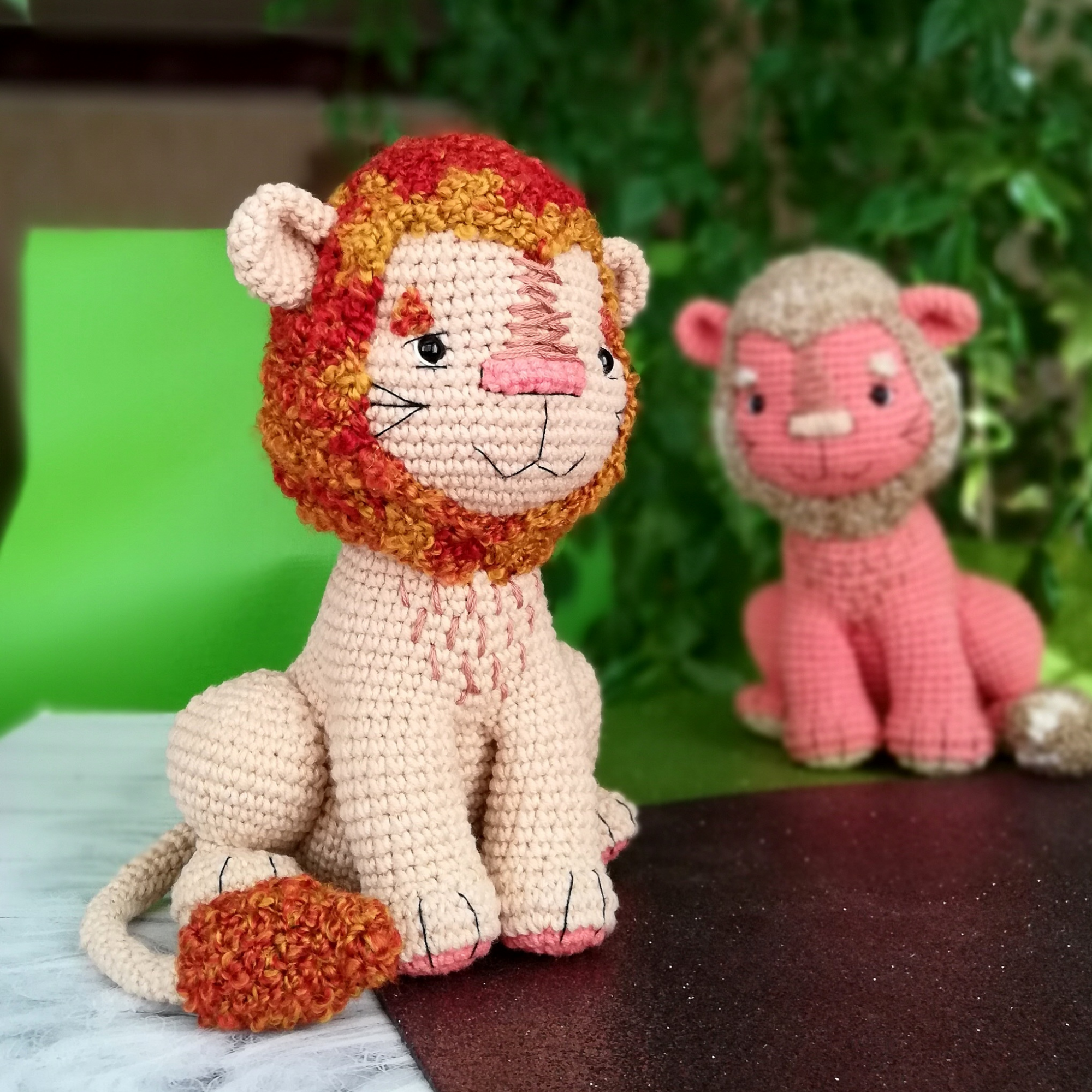 Crochet Lion Amigurumi Toy Pattern 2 Crochet lion pattern, amigurumi toy animal by CrochetToysForKids