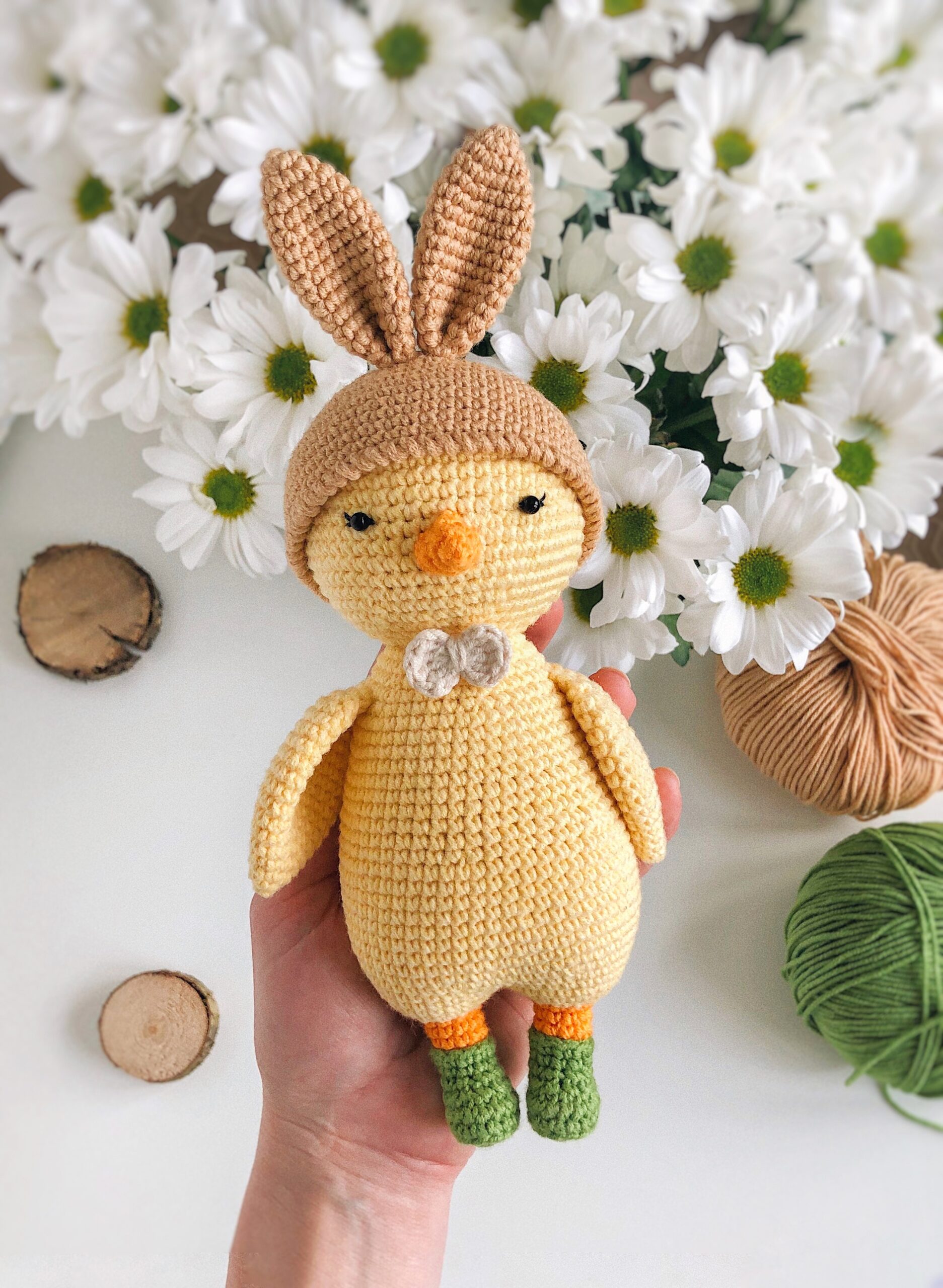Amigurumi cute chicken pattern, crochet funny toy pattern 2 Amigurumi sloth pattern