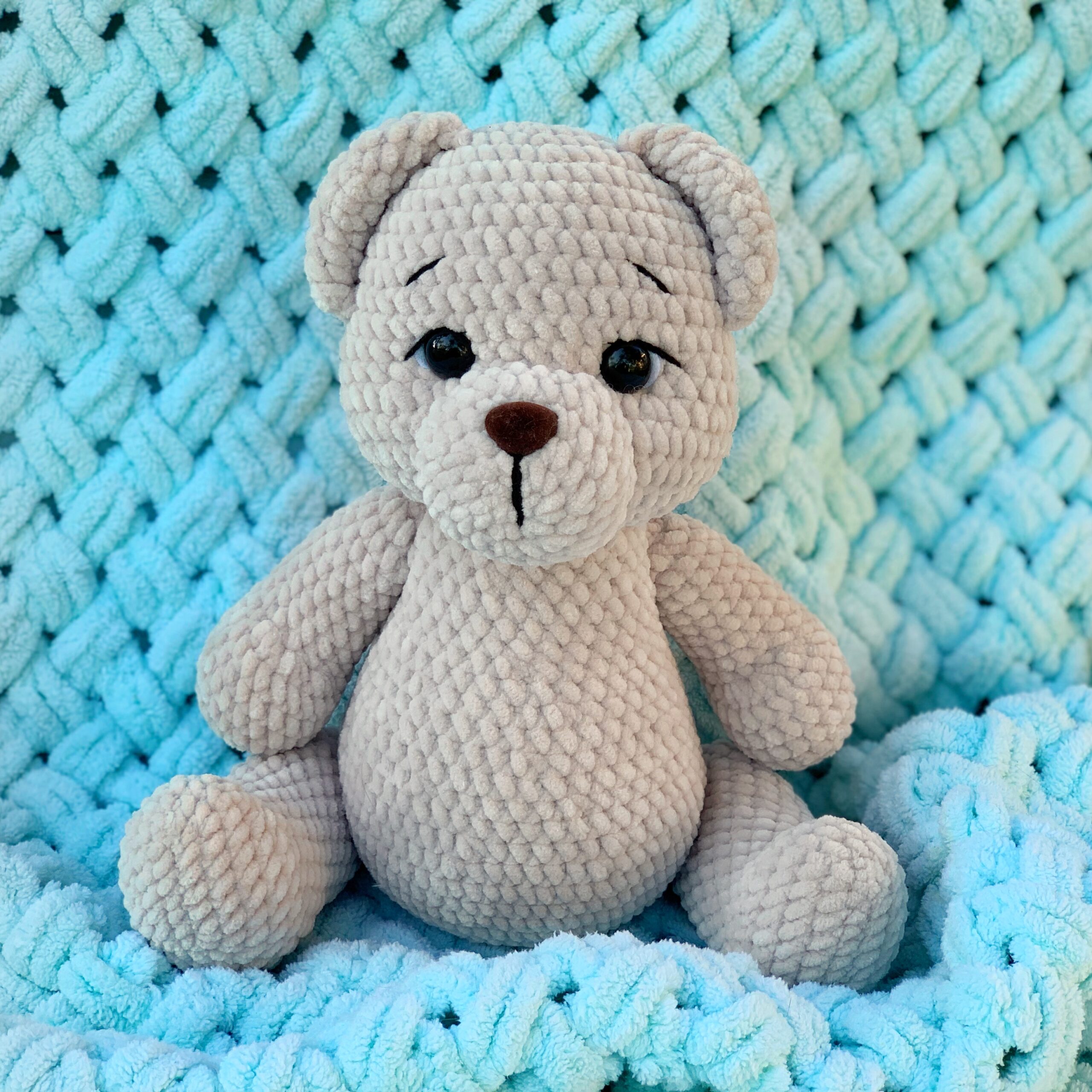 Amigurumi Pattern Doll PDF Crochet Pattern Tutorial Digital Download DIY  Joy the Teddy Bear Dolly Amigurumi Toy 