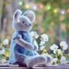 Knitted mouse pattern