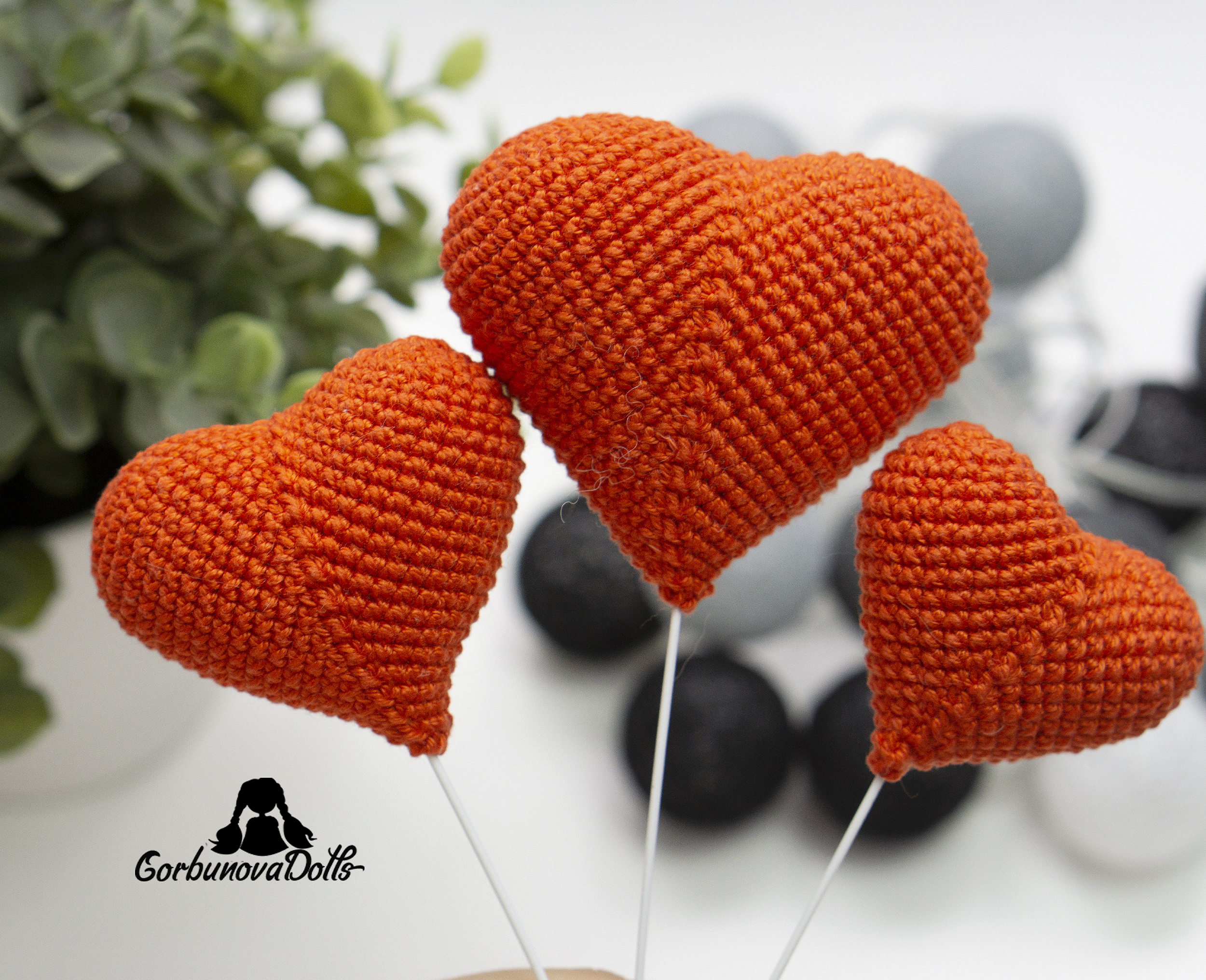 Crochet Heart pattern for Valentine's day - DailyDoll Shop