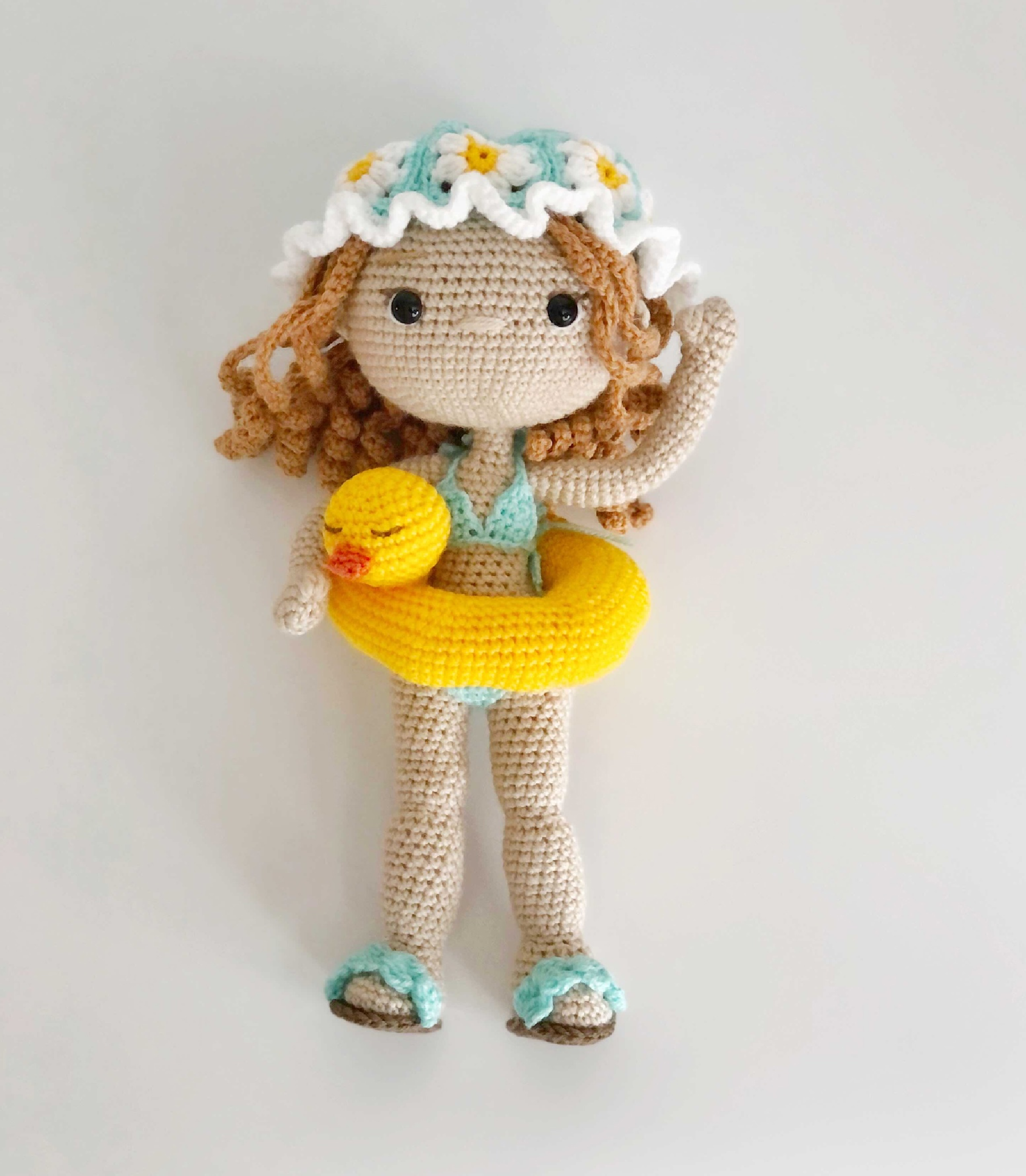 Crochet doll pattern with clothes Nicole in Sea of Joy outfit 6 6 51