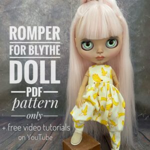 Strampler für Blythe Schnittmuster