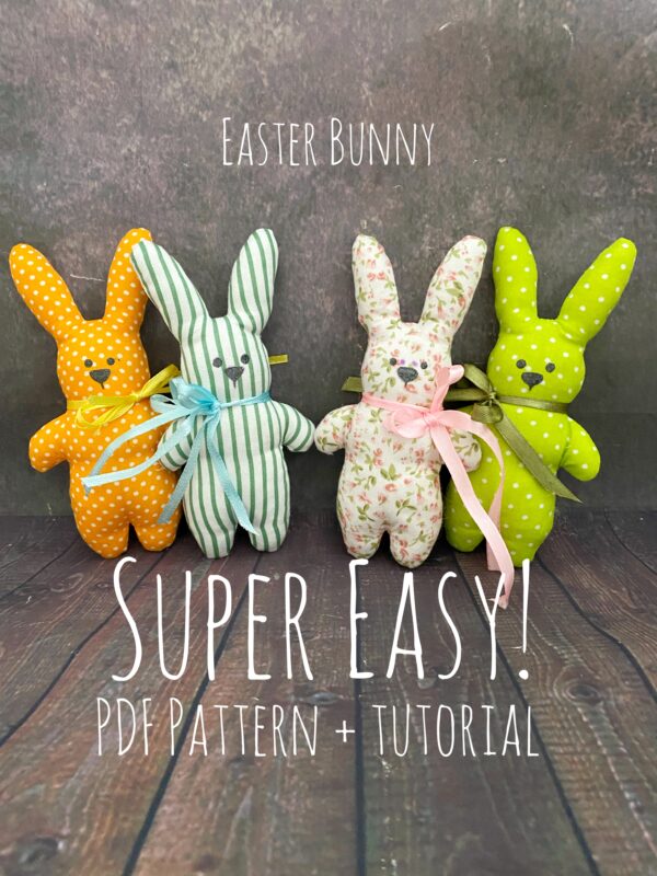 Easy sewing bunny pattern