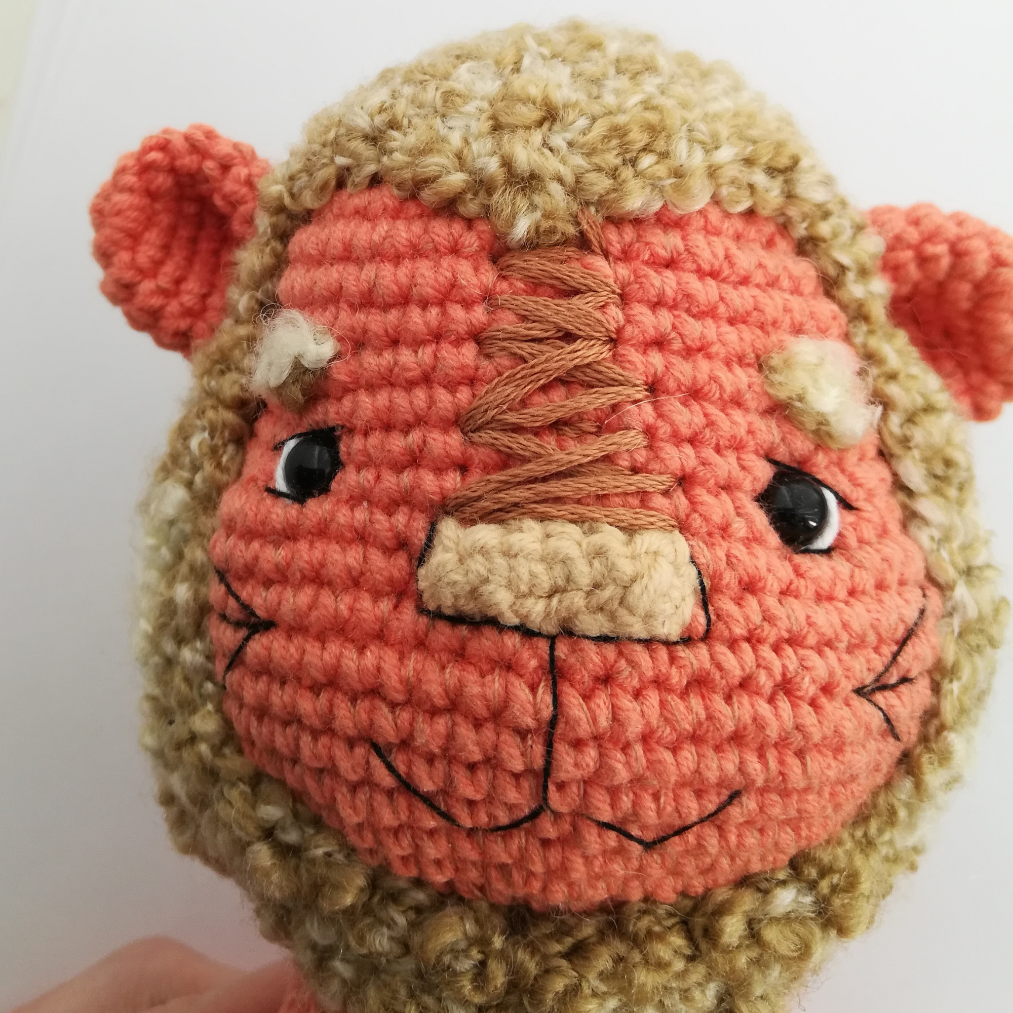 Crochet Lion Amigurumi Toy Pattern 6 Crochet lion pattern, amigurumi toy animal by CrochetToysForKids