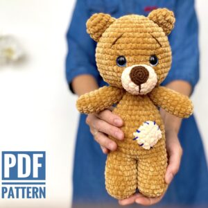 bear crochet pattern amigurumi Fionadolls