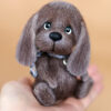 animal dog toy crochet, handmade toy puppy