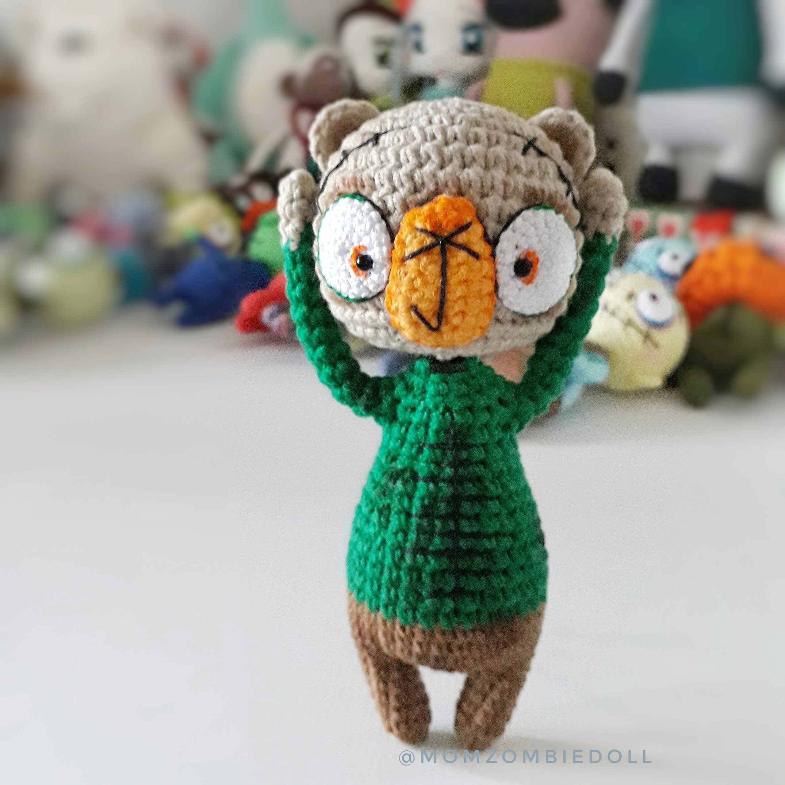 Zombie ANIMALS 1 Crochet pattern amigurumi toy momzombiedoll 8 Zombie ANIMALS 1 Crochet pattern