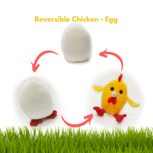 Reversible Chicken Egg crochet pattern