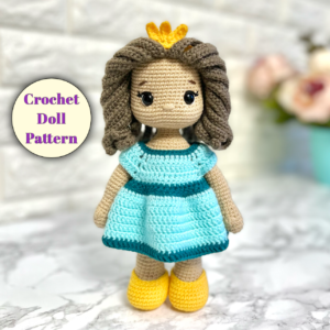 doll princess with green dress