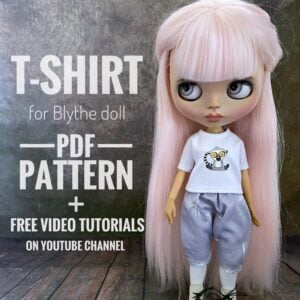 T-shirt para padrão Blythe