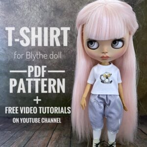 T-Shirt für Blythe-Muster