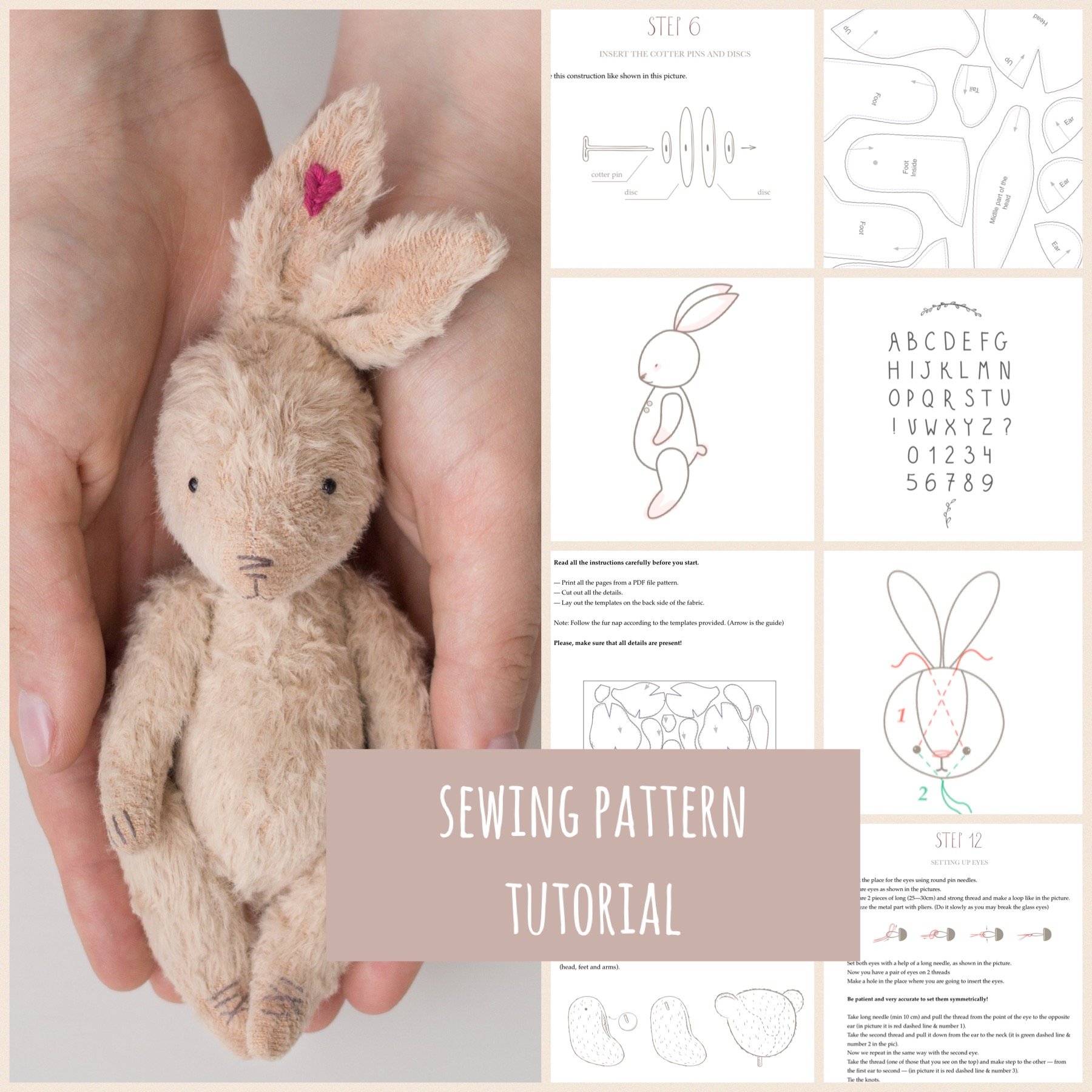 Free Toys to Sew: 10 PDF Patterns to Download to Make Stuffed Animals