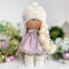 Tilda handmade doll dusty pink Color 12inch(30cm)