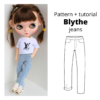 Blythe pattern Jeans