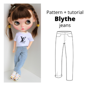 Blythe pattern Jeans